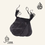 ریسه ساتن لبگرد مشکی