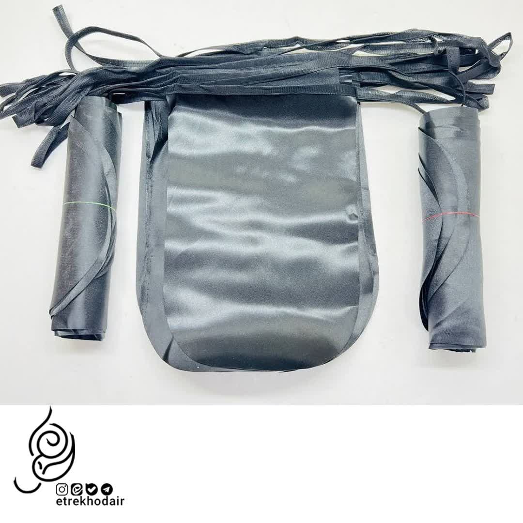 ریسه ساتن لبگرد مشکی ریسه ساتن لبگرد مشکی