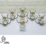 استکان نعلبکی کمرباریک ذکر یا علی بن ابیطالب