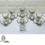 استکان نعلبکی کمرباریک ذکر یا اباصالح