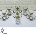 استکان نعلبکی کمرباریک ذکر یا اباالفضل العباس